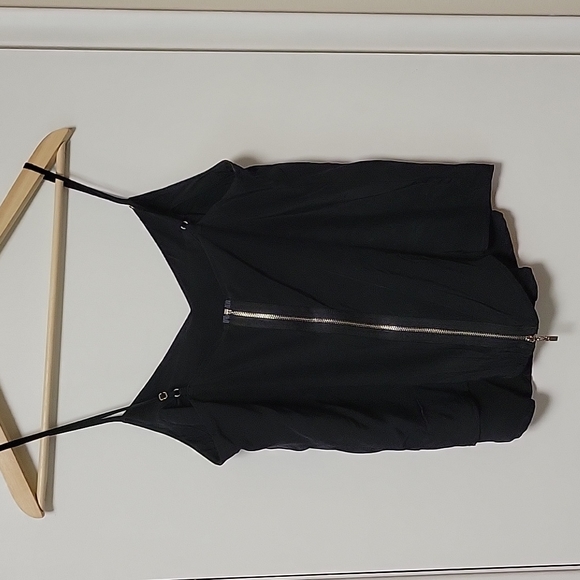 La Fee Verte - Medium, black, camisole, gold zipper - Picture 2 of 3